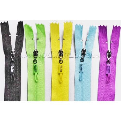 Custom colorful cord plastic zipper pull mainly for sportwear with personalized logo