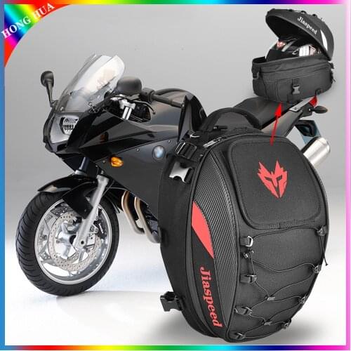 2021 Brand New Waterproof Motorcycle Tail Bag Multifunction Motorcycle Rear Seat Bag High Capacity Motorcycle helmet Backpack