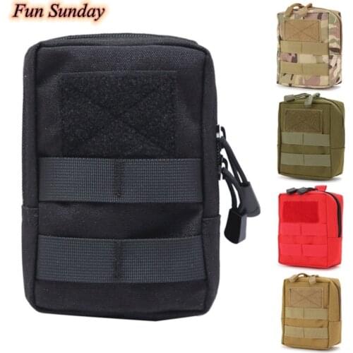 Military Tactical Camo Belt Pouch Bag Pack Phone Bags Molle Pouch Belt Camp Pocket Waist Fanny Bag Phone Case Pocket For Hunting