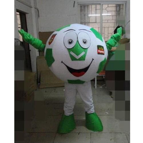 Green Football mascot costume animal cartoon costume adult party fancy dress mascot costume free shipping