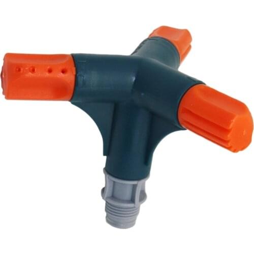 Garden Irrigation G1/2 Inch Rotary Three-Arm Water Sprinkler 360 Degrees Automatic Sprinkler System 1 Pcs