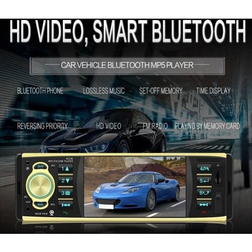 35% Hot Sales!!! 4019B 4.1 Inch 1 Din Car Radio Bluetooth Video MP5 Player with Rearview Camera