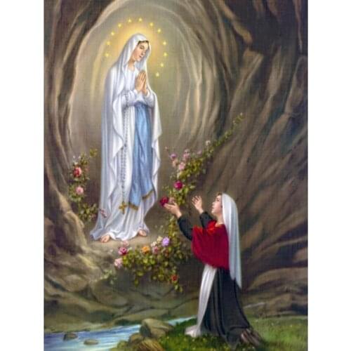 5D Diy Full Diamond Embroidery Religious Virgin Icon Diamond Painting Square/Round Drill Mosaic Wall Decor XN1428