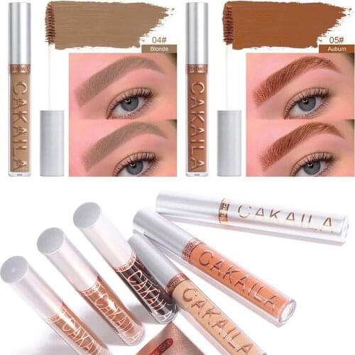 6pcs/set 2-in-1 Mascara And Eyebrow Cream Waterproof Tinted Brow Mascara No Fading Waterproof Long Lasting Eyebrow Gel Cream