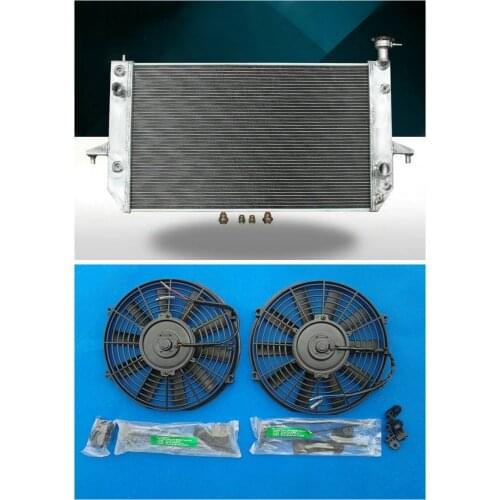 Aluminum Radiator + Fans 1996-2005 For Chevrolet Astro LS LT GMC Safari SL SLE 97 98 99 00 01 02 03 04