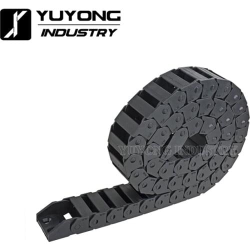 10x15mm 1000mm length Open Drag/Cable Chain with End Connectors,Wire Carrier chain for Workbee CNC Router Machine