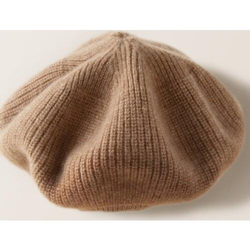 KOIJINSKY 2021 new cashmere Beret personalized versatile hat