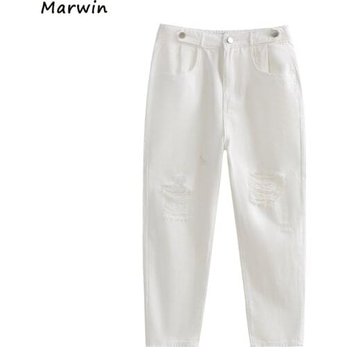 Marwin&Friend Womens High Jeans