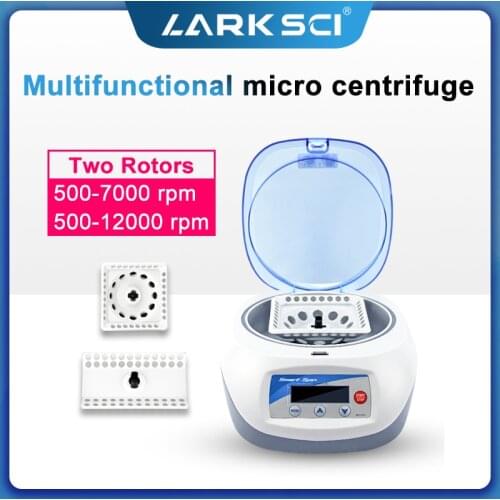 Micro Centrifuge Machine Laboratory Medical Mini Centrifuge RPM Adjustable 7000rpm /12000rpm For 0.2/0.5/1.5/2ml Centrifuge Tube