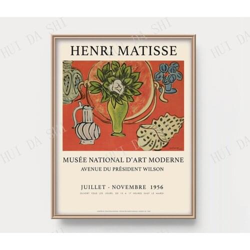 Matisse Print, Matisse Exhibition Poster, Matisse Art Print, Matisse Printable,Matisse Musee National D'art Vintage Poster