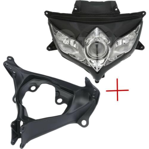 Motorcycle Front Headlight & Upper Stay Bracket For Suzuki GSXR GSX-R 600 750 2008-2010