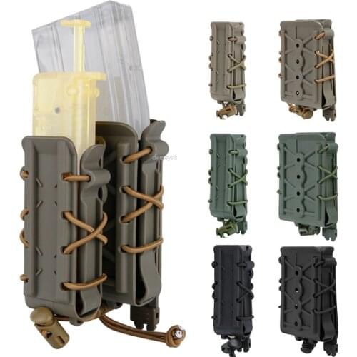 9mm / 45ACP / 5.56 / 7.62 Tactical Pistol Magazine Pouches Outdoor Hunting Belt Nylon Pouches Military Airsoft Molle Mag Pouches