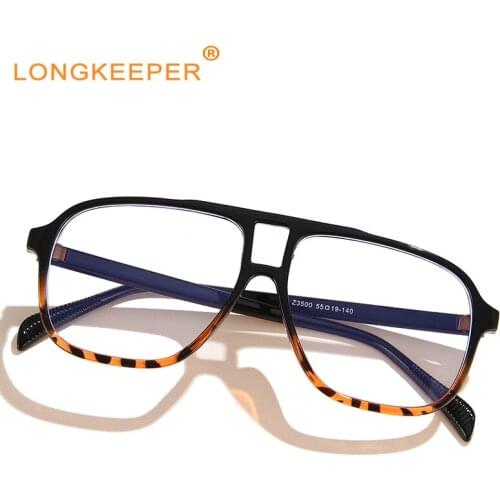 Transparent Computer Glasses Frame Women Men Anti Blue Light Squre Eyewear Unisex Blocking Glasses Optical Spectacle Eyeglass