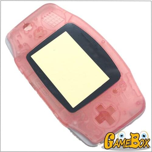 Pink Color Housing Shell for GBA Gameboy,Advance Plastic Housing Case Cover Full Shell for GBA Game Console Replacement