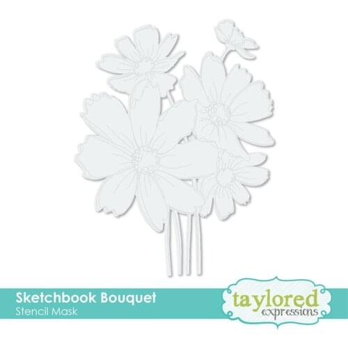 SKETCHBOOK BOUQUET Cutting Dies & Stamps & Stencil Scrapbook Diary Decoration Stencil Embossing Template DIY Greeting Card 2021