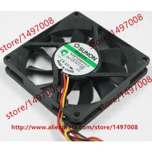 SUNON KDE1208PHV3 13.MS.B1588.AF.GN DC 12V 1.3W 80X80X15mm Server Cooling Fan