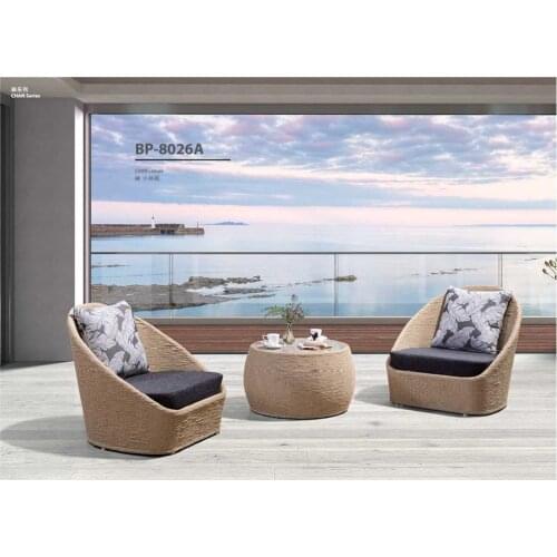 Zen series,outdoor rattan chair tea table and table combination, rattan chair sofa table combination