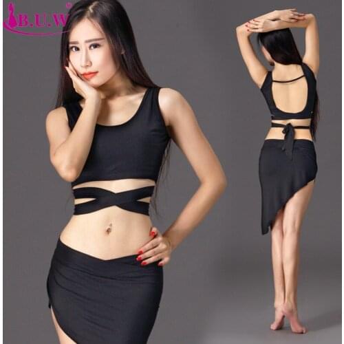 Belly Dance Costumes Dance Costumes Hot Sale Women Modal New 2017 Professional Square Belly Suit Tops+skirt 2pcs Set Costume
