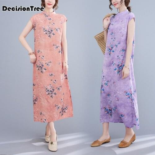 2021 lace lined cotton cheongsam dresses shanghai retro novelty qipao chinese dresses vestido oriental dress qipao ao dai