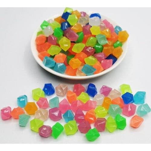 300 Pcs Glowing Pebbles Star-like Glowing Garden Pebbles Glowing stones for sidewalks at night
