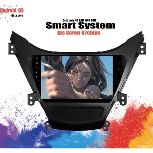 9" Octa Core Android 10.0 DSP 6+128G Car DVD Multimedia Player Radio Stereo For Hyundai Elantra Avante I35 2010-2013 Head Unit