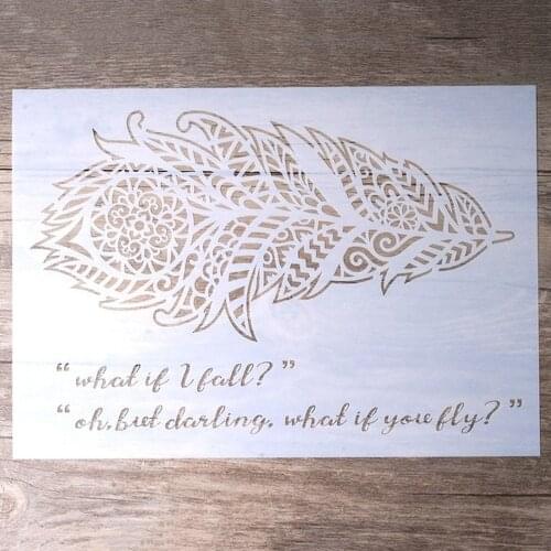 A4 A3 A2 Size DIY Craft Mandala Stencils for Painting on Wood,Fabric,Walls Art Scrapbooking Stamping Album Embossing Paper Cards