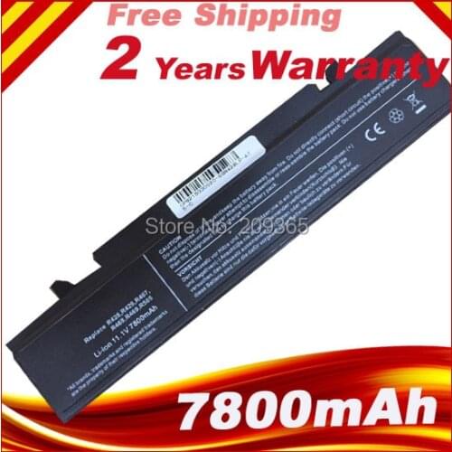 7800mAh battery for SAMSUNG RC410,RC420,RC510,RC520,RF410,RF510,RF511,RF710,RF711,RV408,RV411,RV415,RV508,RV509,RV511,RV515