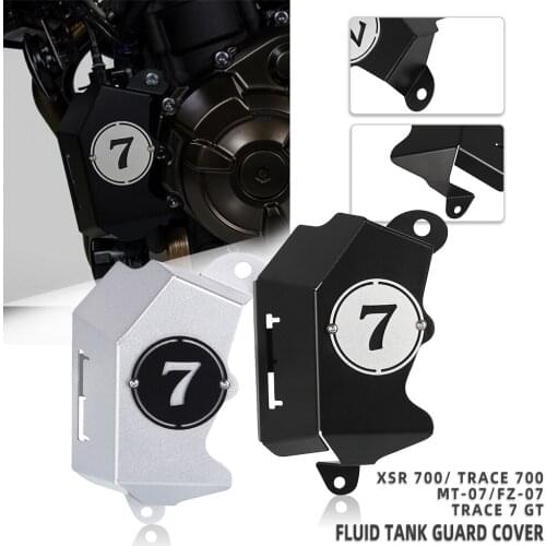 Motorcycle Accessories CNC BILLET COOLANT RESERVOIR COVER For YAMAHA TRACER 7 GT 2020 2021 Motorbike FLUID TANK GUARD COVER