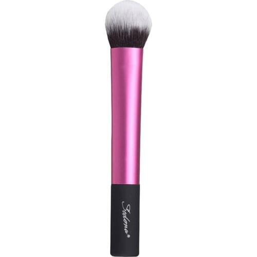 Single Pink Super Soft Taklon Hair Makeup Brush