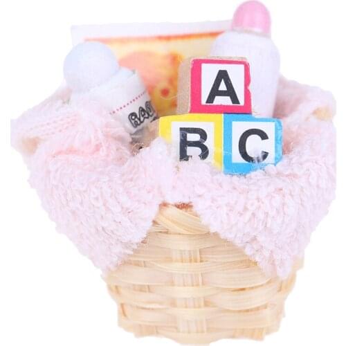 Baskets Doll House Miniature Accessories Dollhouse Miniatures 1:12 Necessary Toiletries For Dolls Bath Dongzhur Bath Supplies