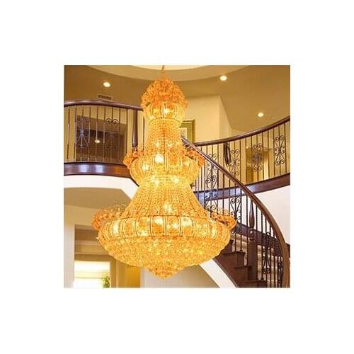 Chandelier Lamp LED Chandeliers, Luxury Hotel living room pendant Decorative lamp k9 Crystal lights