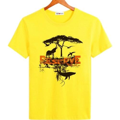 BGtomato environmentalist art t shirt men 100% Original Brand good quality shirts Three colors Short sleeve o-neck cool tops