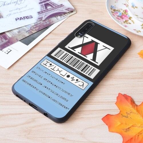 Hxh Hunterxhunter License Print Soft Silicone Matt Case For Samsung Galaxy S Note and Galaxy A