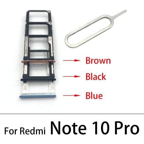 New For Xiaomi Mi 10 Mi10 Pro Mi 10T Lite Poco X3 Micro Nano SIM Card Holder Tray Slot Holder Adapter Socket Replacement Part