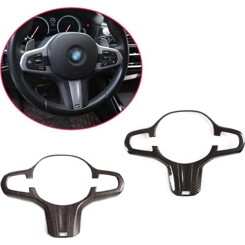 ABS Steering Wheel Buttons Frame Decoration Cover Trim Car Styling For BMW 5 Series G30 X3 G01 X4 G02 2019 6 Series GT G32