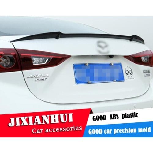 For Mazda 3 Axela Spoiler 2014-2018 Mazda 3 Axela Spoiler NF RUIYI ABS plastic Material Car Rear Wing Color Rear Spoiler