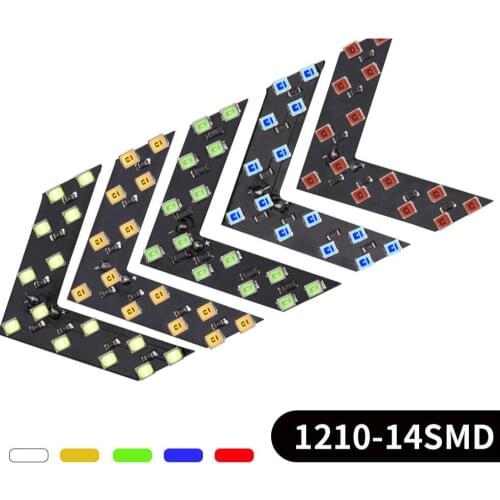 2Pcs LED Arrow Panel 14 SMD Car Rear View Mirror Indicator Turn Signal Light