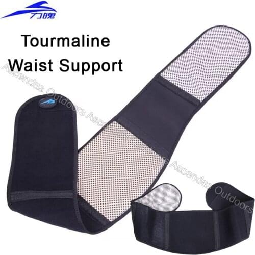 Tourmaline Self-heating Magnetic Therapy Waist Support Belt Lumbar Back Waist Support Brace Elastic Back Brace Posture Corrector