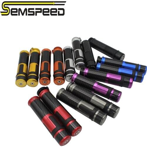 Universal 7/8" 22mm motorcycle handlebar and grips ends For SUZUKI gsx-s125 gn 125 250 gsx 1250fa For YAMAHA mt07 mt125 bws 125