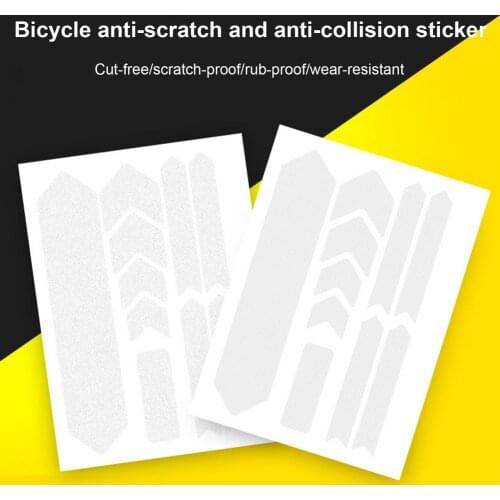 Bicycle Protective Sticker Mountain Bike Frame Protective Film Adhesive Bike Transpar Tape Protector For Cycling Bike Accessory