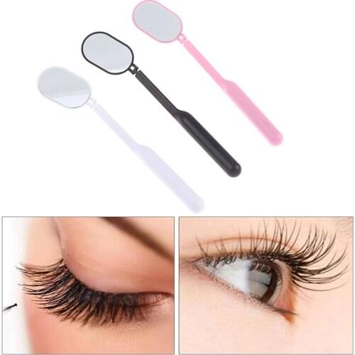 Check Eyelash Extension Grafting Mirror Mouth Oral Teeth Care Eyelashes Makeup
