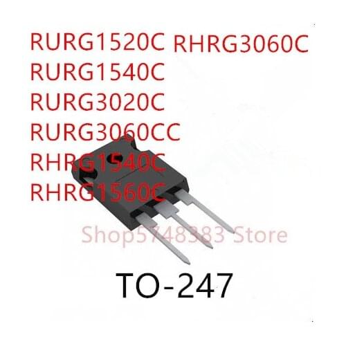 10PCS RURG1520C RURG1540C RURG3020C RURG3060CC RHRG1540C RHRG1560C RHRG3060C TO-247
