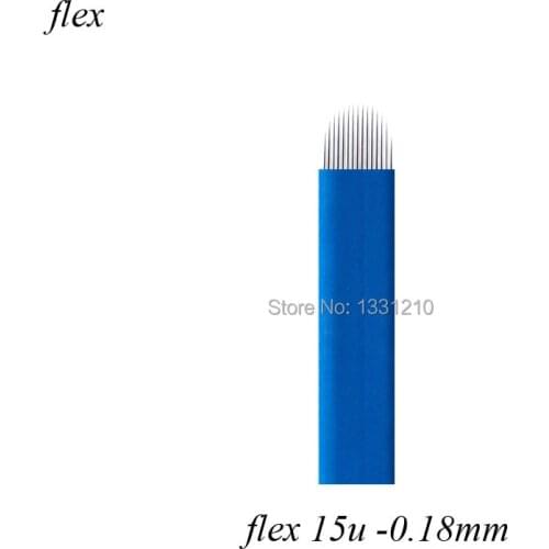 15 UShape 0.20mm Microblades for microblading 3D BLADE FOR HANDLE FOR MANUAL