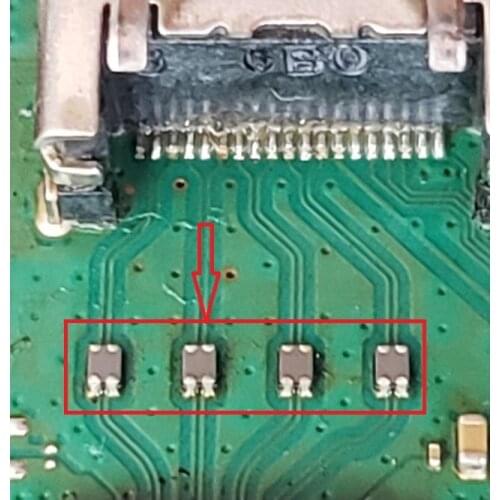 20PCS-100PCS For PS4 PRO / Slim Motherboard HDMI-Compatible Filters EMI filter Fuse Choke Coil