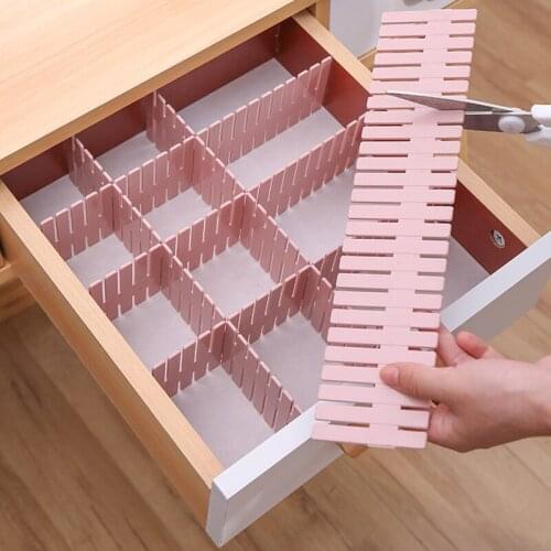 4PCS Drawer Storage Divider Free Combination Division Storage Box Underwear Socks Classification Divider Storage Box