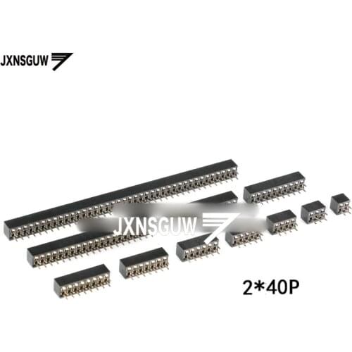 5pcs 2.0mm spacing Double row straight Insert Row mother seat 2*40P