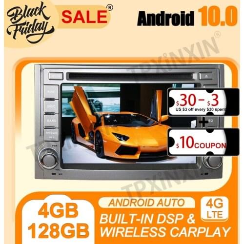 Android 10.0 4G+128G PX6 IPS Carplay DSP For Hyundai H1 2011-2012 Multimedia Player Auto Radio Tape Recorder GPS Navi Head Unit