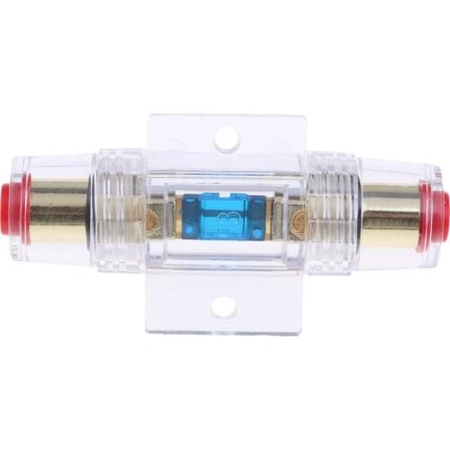 1PCS 60A Fuse Holder Fuseholder Block For Car Speaker Audio Amplifier