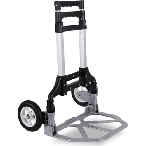 Household Trolleys Small Portable Folding Luggage Cart Trailer Trolley Pull Cargo Trolley Truck To Buy Food Shopping