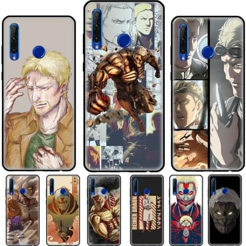 Reiner Braun Attack on Titan For Huawei Honor 8X 9X 7X 7C 6A 8A 7S 8S 8 9 10 10X Lite 10i 7A 20 6C 4C Pro Case Cover